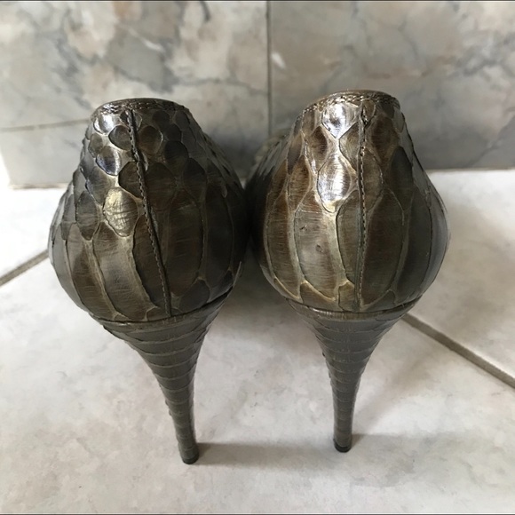 Gucci Python Platform Pumps Size 39 - Picture 4 of 7